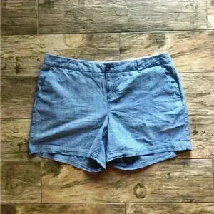 Target Merona Blue low waist shorts with pockets women size 10